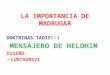 LA IMPORTANCIA DE MADRUGAR DOKTRINAS TAOISTAS MENSAJERO DE HELOHIM DISEÑO: LUNTADREVI