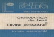 Gramatica de Baza a Limbiii Române