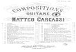 Matteo Carcassi - 25 Etudes Melodiques Et Progressives Op.60