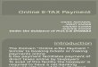 Online E-TAX Payment(PPT)