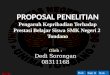 Presentasi Proposal Penelitian