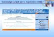 Sommergespräch am 5. September 2003 W eimar Netzwerk