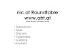 Nic.at Roundtable  Hannes Minimair, Roundtable-Vertreter  Teilnehmer  Ziele  Themen  Ergebnisse  Ausblick  Kontakt