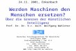 Deutsches Forschungszentrum für Künstliche Intelligenz GmbH Stuhlsatzenhausweg 3, Geb. 43.8 66123 Saarbrücken Tel.: (0681) 302-5252/4162 Fax: (0681) 302-5341