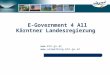 E-Government 4 All Kärntner Landesregierung  