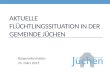 AKTUELLE FLÜCHTLINGSSITUATION IN DER GEMEINDE JÜCHEN Bürgerinformation 24. März 2015