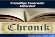 Freiwillige Feuerwehr Alsterdorf Chronik Online (200 2 -200 8 )