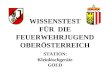 WISSENSTEST FÜR DIE FEUERWEHRJUGEND OBERÖSTERREICH STATION: Kleinlöschgeräte GOLD