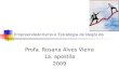 Empreendedorismo e Estratégia de Negócios Profa. Rosana Alves Vieira 1a. apostila 2009