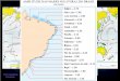 Litoral Brasileiro: características gerais Extenso – aproximadamente 7.400 Km Pouco recortado (possui poucas reentrâncias) Banhado por correntes oceânicas