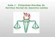 Aula 1 - Primeiras Escolas de Serviço Social da America Latina