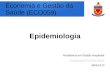Economia e Gestão da Saúde (ECO059) Epidemiologia Residência em Gestão Hospitalar residecoadm.hu@ufjf.edu.br 4009-5172