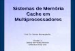 Sistemas de Memória Cache em Multiprocessadores Prof. Dr. Norian Marranghello Grupo 11 Jarbas de Freitas Peixoto Anderson Kenji Ono