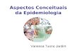 Aspectos Conceituais da Epidemiologia Vanessa Tuono Jardim
