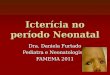 Icterícia no período Neonatal Dra. Daniela Furtado Pediatra e Neonatologista FAMEMA 2011