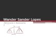 Wander Sander Lopes Advocacia e Assessoria Jurídica