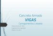 VIGAS Concreto Armado VIGAS Carregamentos Lineares Professor Ricardo M. Mafra Engenheiro Civil, Especialista CREA-SC: 123.122-5