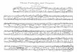 Schumann, C. - Op.16 - 3 Preludes & Fugues