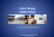John Dewey. La Escuel Activa