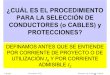 3_Procedimiento Para La Selección de Conductores o Cables y Sus Protecciones