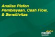 Analisa Plafon Pembiayaan, Cash Flow, & Sensitivitas