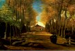 1884 Van Gogh Une Allée en Automne, An Alley in Autumn, Hst, 99x66 Cm