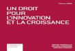 Sophie Vermeille, Mathieu Kohmann et Mathieu Luinaud : Un droit pour l'innovation et la croissance