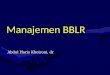 Manajemen BBLR