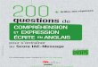 200 Questions de Compréhension Et Expression Écrite en Anglais-2015