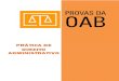 Pr†Tica de Direito Administrativo - OAB Segunda Fase