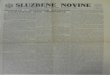 Službene novine Kraljevine Jugoslavije, br. 21/1945. [London]