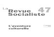 La Revue socialiste n°47 L'aventure culturelle