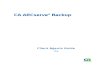 CA ARCserve Backup Client Guía de agentes