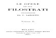 I Due Filostrati - Opere Vol. II