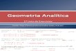 Geometria Analítica_1aLista-Exs