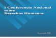 ASIES Memoria de la Conferencia Nacional de Derechos Humanos I, 2002
