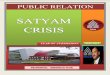Satyam Crisis