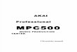 Akai MPC500 manuál - česky