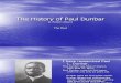 The History of Paul Dunbar