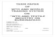 Wto Term Paper 1