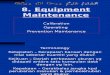 Ch -8 Equipment Maintenance