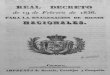 1836 Real Decreto... para la enajenación de bienes nacionales