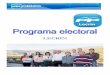 Programa electoral  Partido Popular