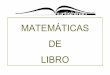 Matemáticas de libro