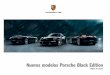 Nuevos modelos Porsche Black Edition