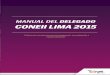 Manual de Delegados - XXV CONEII Lima 2015