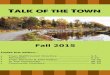 Fall 2015 Talk of the Town