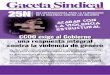 Gaceta Sindical. CCOO exige al Gobierno una respuesta integral contra la violencia de género