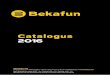 Bekafun Catalogus 2016