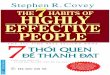 The 7 habits off highly effective people